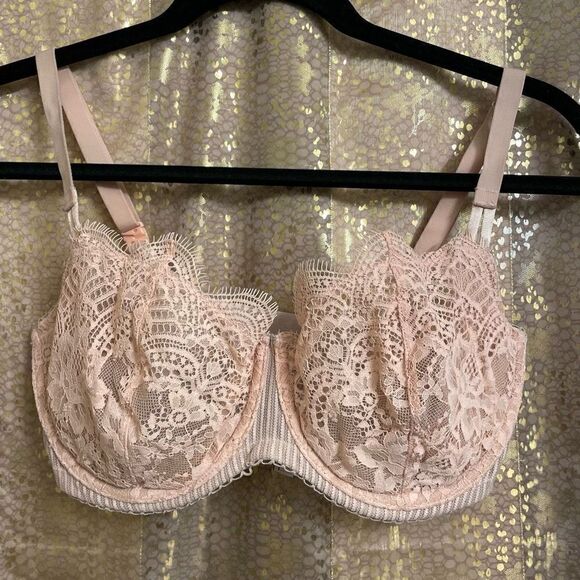 Victorias Secret Dream Angels Push Up Without Padding Pastel Pink Bra, 34DDD - Picture 1 of 7